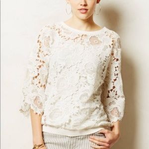 Anthropologie Dolan Left Coast Lace Blouse